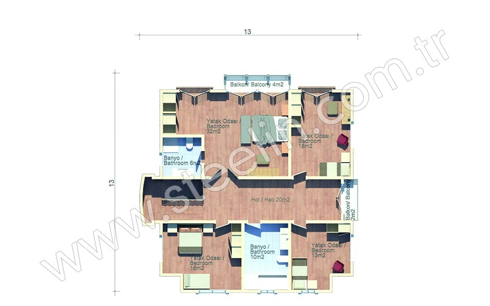 Arap Mimarisi Villa 284 m²