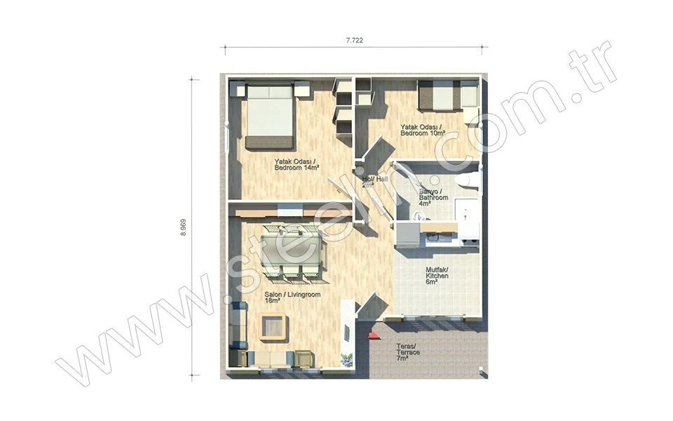 Bergama 69 m²