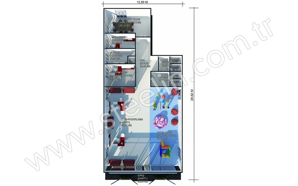 Satış Ofisleri 302 m²